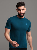 Pure Cotton solid Round Neck T-Shirt for Men