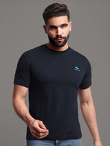 Pure Cotton solid Round Neck T-Shirt for Men