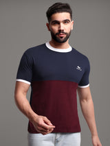 Men's Pure Cotton Patterned Round Neck T-Shirt