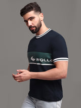 Men's Pure Cotton Patterned Round Neck T-Shirt