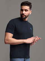 Pure Cotton solid Round Neck T-Shirt for Men