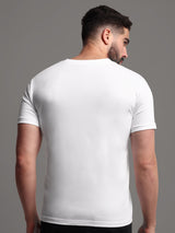 Pure Cotton solid V Neck T-Shirt for Men