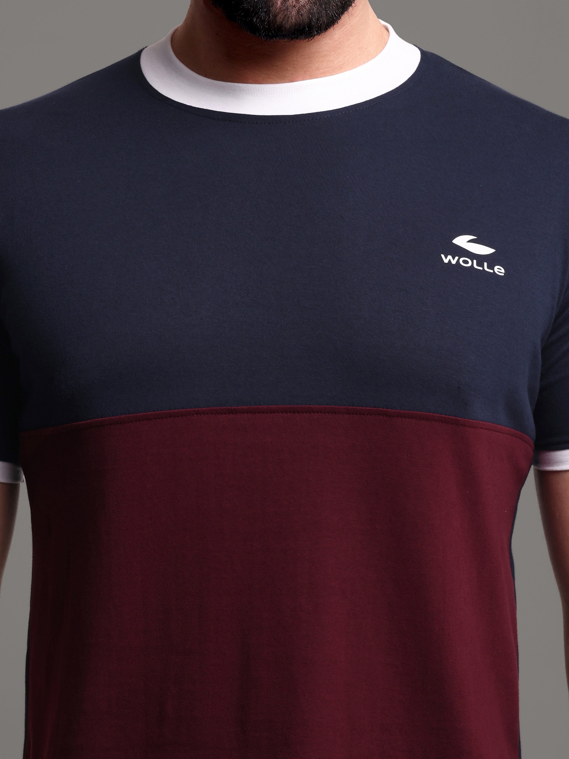 Men's Pure Cotton Patterned Round Neck T-Shirt