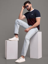 Men's Pure Cotton Patterned Round Neck T-Shirt