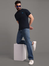 Pure Cotton solid Round Neck T-Shirt for Men