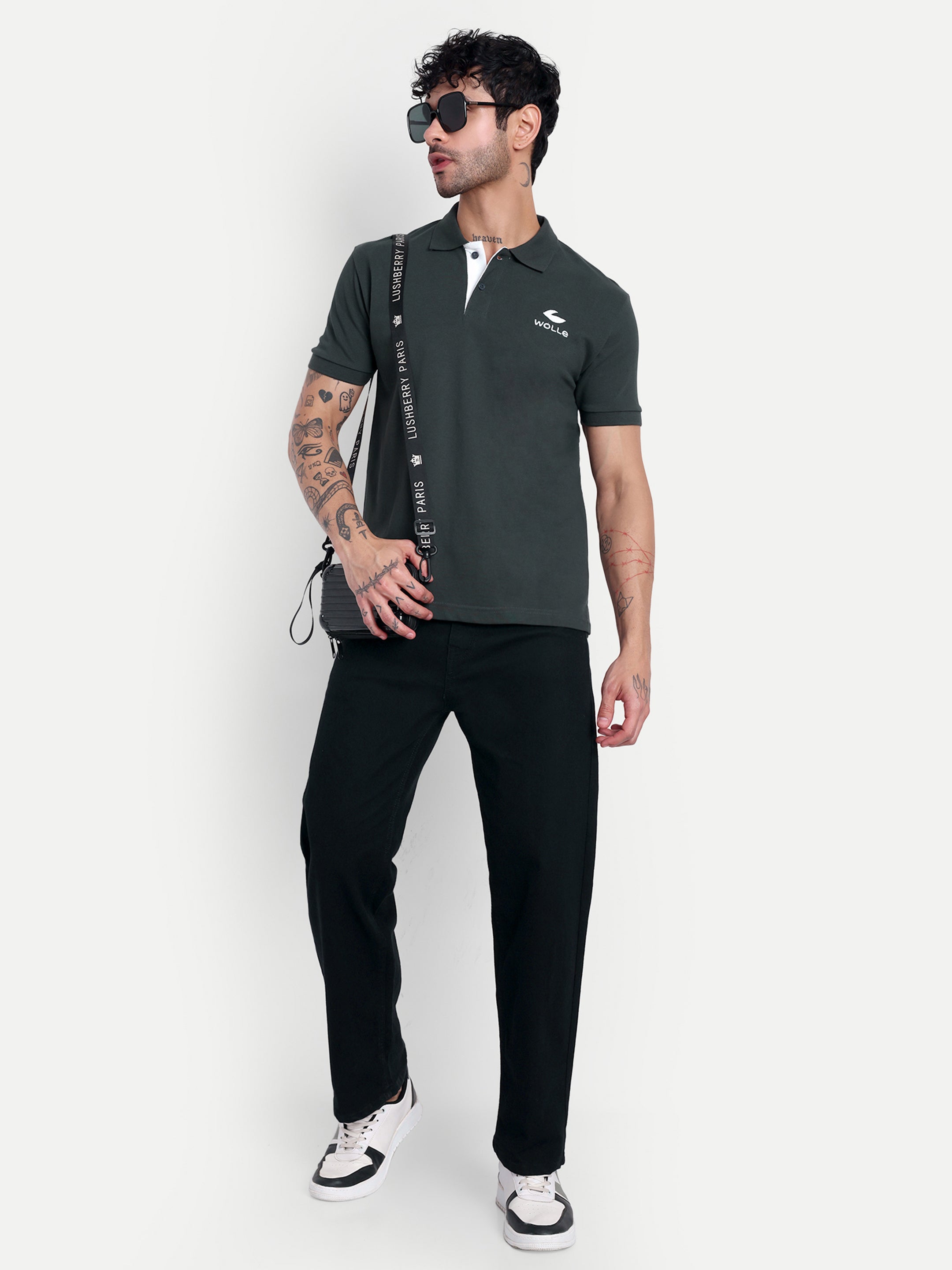 Men's Cotton Pique Polo T-Shirt