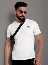 Pure Cotton solid V Neck T-Shirt for Men